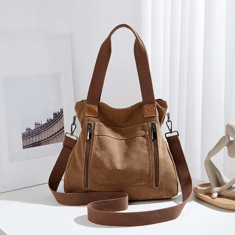 Casual Canvas Shoulder Bag