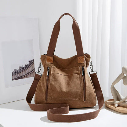 Casual Canvas Shoulder Bag